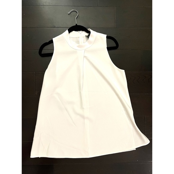 Theory White Talniza Crepe Blouse - Picture 6 of 6